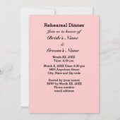 Roze Bloemen, Hart, Foto, Ringen Probediner Kaart (Achterkant)