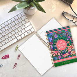 roze bloemen harten dankbaarheid Journal Planner