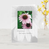 Roze Bloemen Herstellen van Chirurgie Kaart (Gele Bloem)