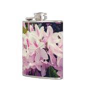 Roze bloemen heupfles (Links)