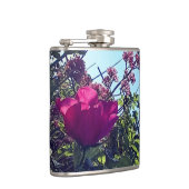 Roze bloemen heupfles (Rechts)