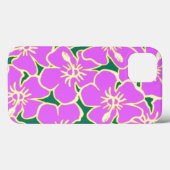 Roze Bloemen Hibiscus Hawaiian Bloemen iPad Case (Achterkant (horizontaal))