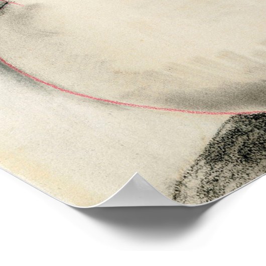 Roze bloemen in een vaas | Christopher Wood Poster (Hoek)