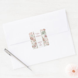 Roze Bloemen Inspirivity Bruiloft Elegante sticker