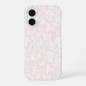 Roze  Bloemen iPhone 16 hoesje (Achterkant)