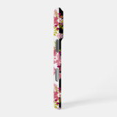 Roze bloemen iPhone hoesje (Rechterkant)
