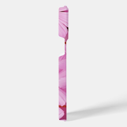 Roze bloemen iPhone hoesje (Rechterkant)