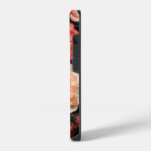 Roze bloemen iPhone hoesje (Linkerkant)