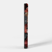 Roze bloemen iPhone hoesje (Rechterkant)