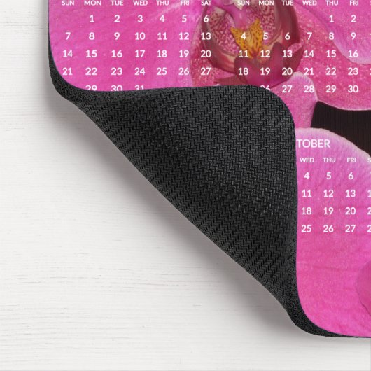 Roze bloemen Jaarrooster 2023 Muismat (Hoek)