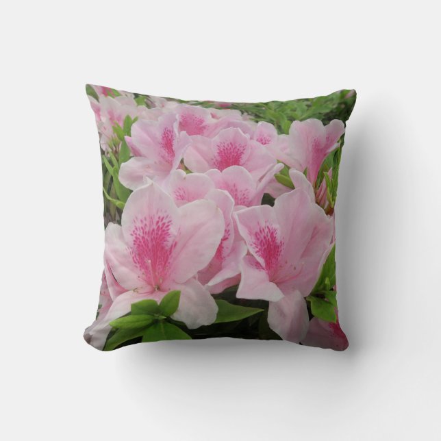 roze bloemen, japans, azian, chinees, mode, griet kussen (Voorkant)