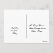 Roze bloemen Japanse Cherry Blossom Briefkaart (Achterkant)