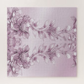 Roze Bloemen Jigsaw Puzzel (Horizontaal)