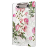 roze bloemen Jouw naam toevoegen Klembord (Links)