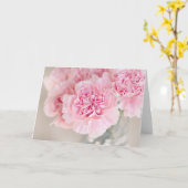 Roze bloemen kaart (Gele Bloem)