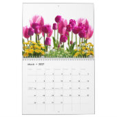 Roze Bloemen Kalender (Mar 2027)