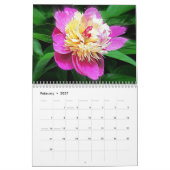 Roze Bloemen Kalender (Feb 2027)
