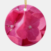 roze bloemen keramisch ornament (Voorkant)