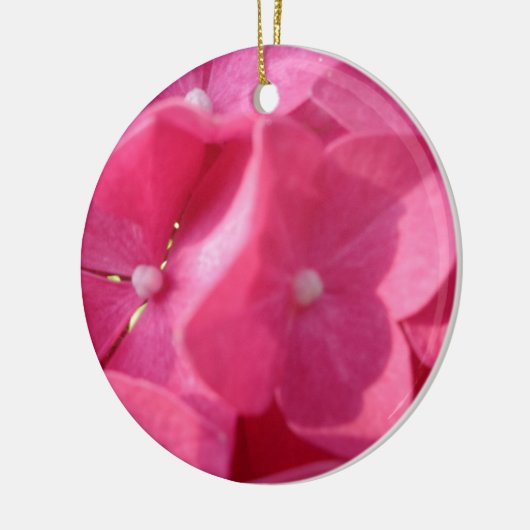 roze bloemen keramisch ornament (Links)
