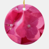 roze bloemen keramisch ornament (Achterkant)