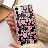 roze bloemen, klassiek en stijlvol Case-Mate iPhone case