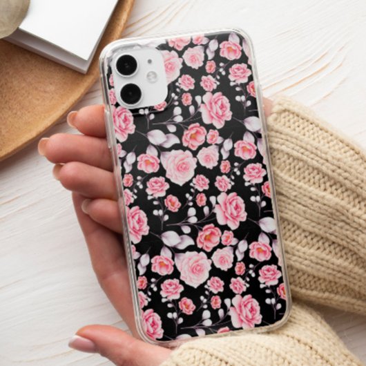 roze bloemen, klassiek en stijlvol Case-Mate iPhone case
