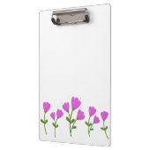 Roze Bloemen Klembord (Links)