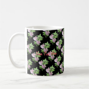  roze bloemen koffiemok