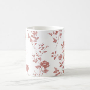 Roze Bloemen Koffiemok