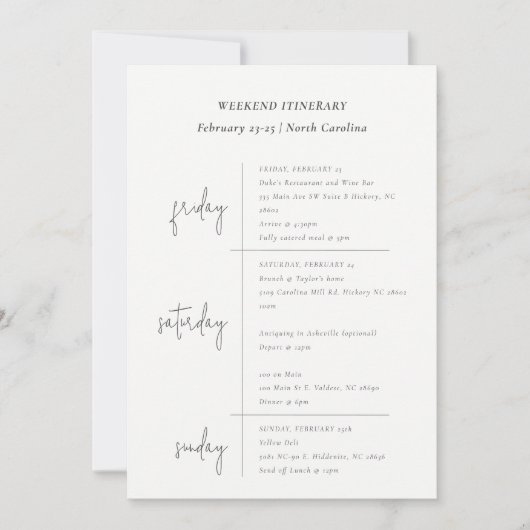 Roze Bloemen Krans Weekend Verjaardagsroute Kaart (Voorkant)