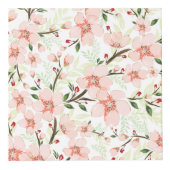 Roze bloemen kubus (Rechts)