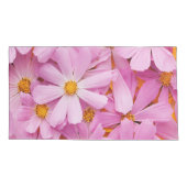 Roze bloemen kussensloop (Achterkant)