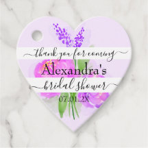 Roze Bloemen Lavendel Bruiloft Dank Je 