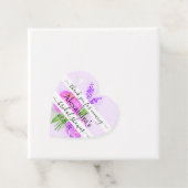 Roze Bloemen Lavendel Bruiloft Dank Je Bedankjes Labels (In situ)