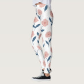 roze bloemen legging (Links)