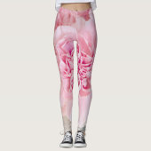 Roze bloemen leggings (Voorkant)