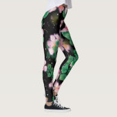 roze bloemen leggings (Rechts)