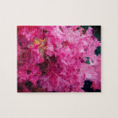 Roze bloemen legpuzzel (Horizontaal)