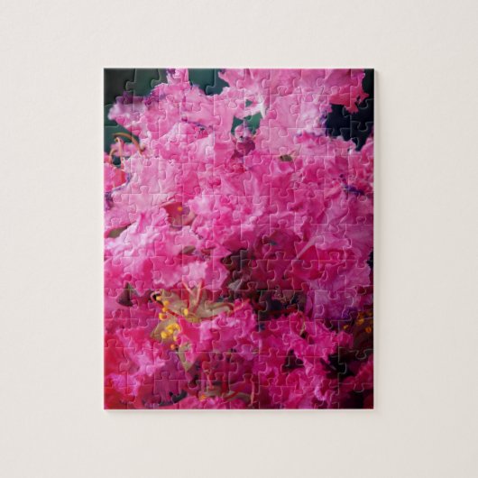 Roze bloemen legpuzzel (Verticaal)