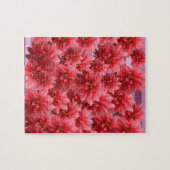 Roze bloemen legpuzzel (Horizontaal)