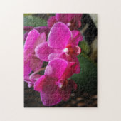 Roze bloemen legpuzzel (Verticaal)