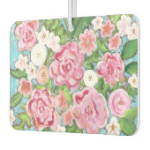 Roze Bloemen Lente Bloeit Luchtverfrisser (Links)