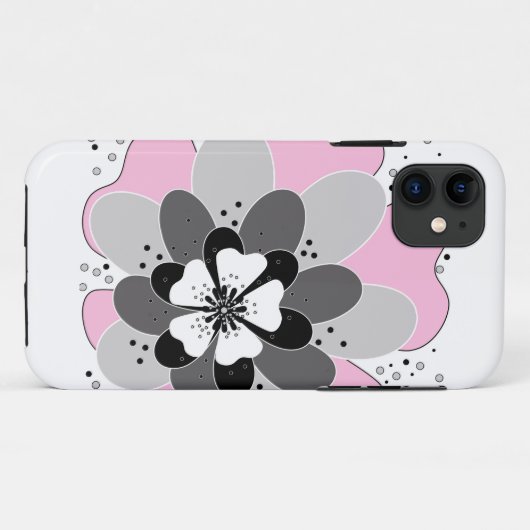 Roze bloemen lente zomer Case-Mate iPhone case (Achterkant (horizontaal))