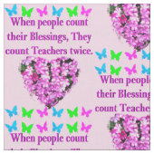  ROZE BLOEMEN LERAAR ONTWERP STOF (Close Up)