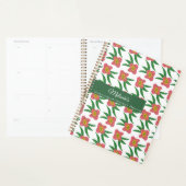 Roze Bloemen Leraren School Huisonderwijs Planner (Display)