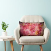 Roze bloemen liefde - Pillow Kussen (Stoel)