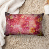 Roze bloemen liefde - Pillow Kussen (Deken)