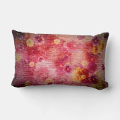 Roze bloemen liefde - Pillow Kussen (Achterkant)