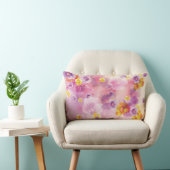 Roze bloemen liefde - Pillow Kussen (Stoel)