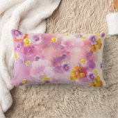 Roze bloemen liefde - Pillow Kussen (Deken)